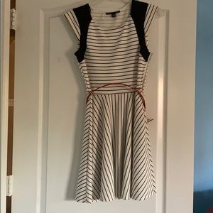 Black and white dress